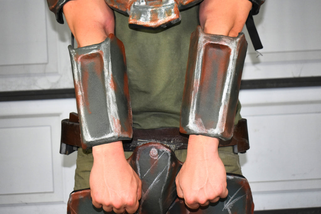 Combat Armor Forearm Guards (FO4) - DIY Armor Kit - Unassembled