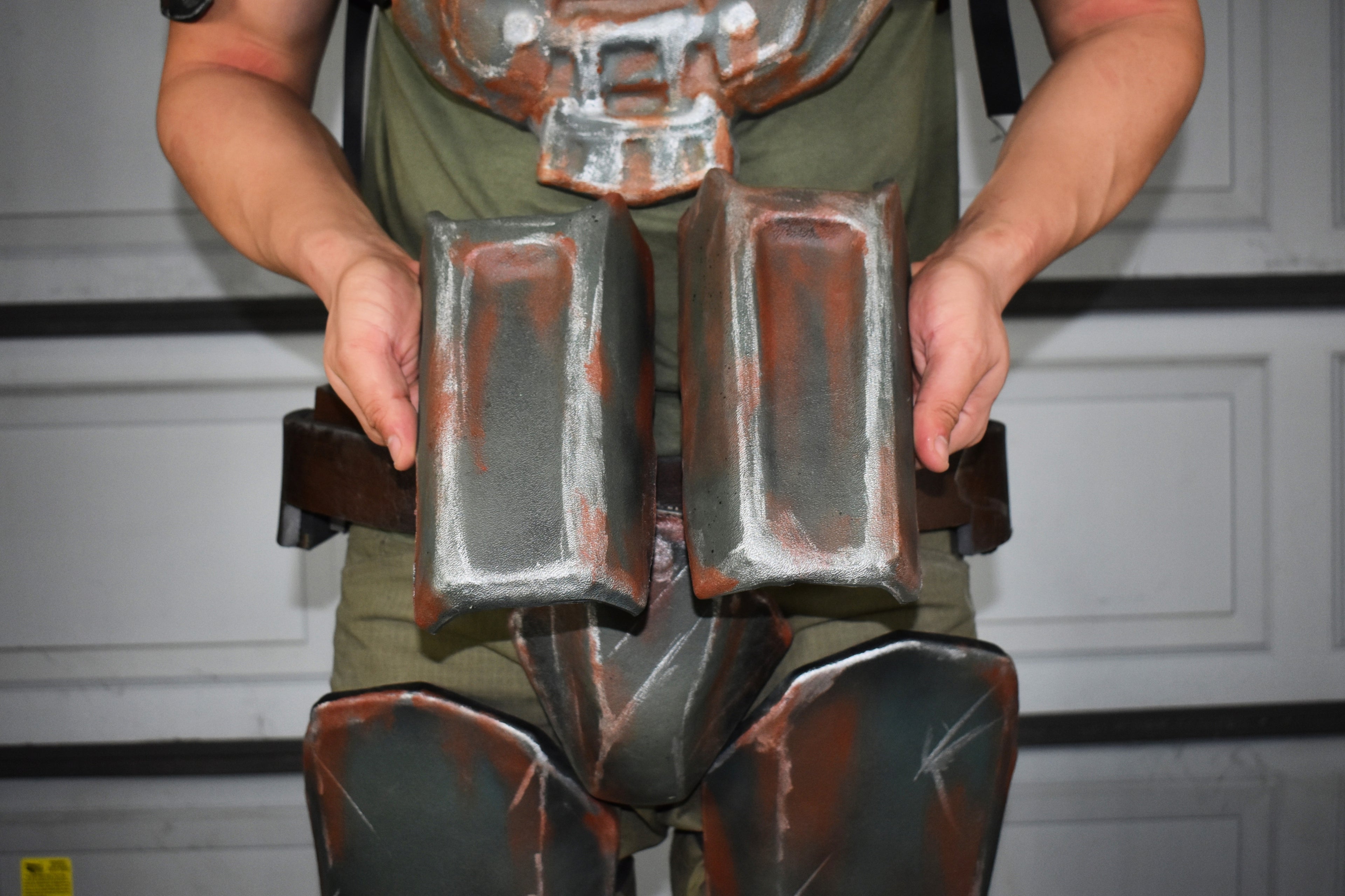 Combat Armor Forearm Guards (FO4) - DIY Armor Kit - Unassembled