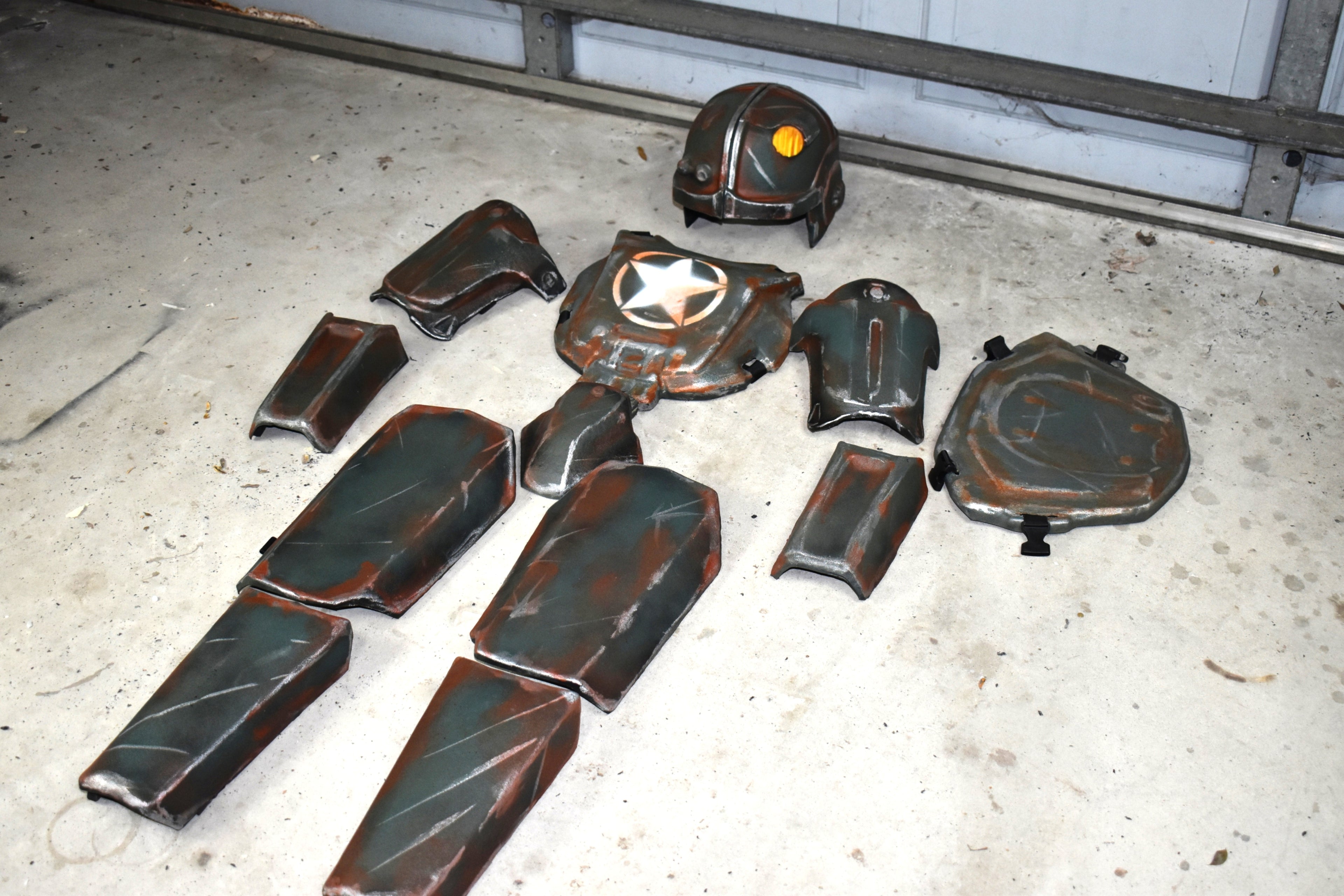 Combat Armor Full Set - FO4 Armor Kit - Thermoformed ABS Plastic