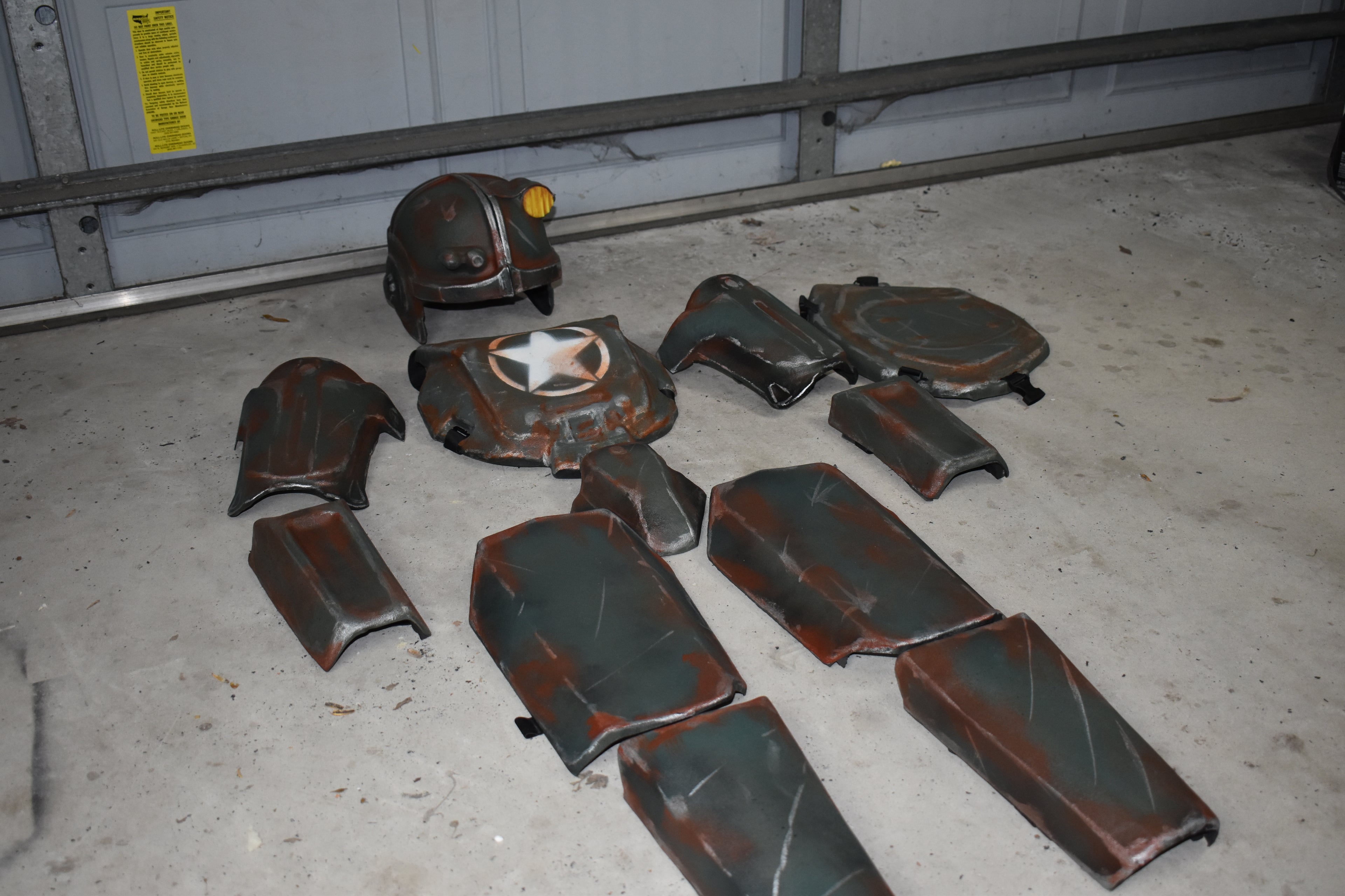 Combat Armor Full Set - FO4 Armor Kit - Thermoformed ABS Plastic