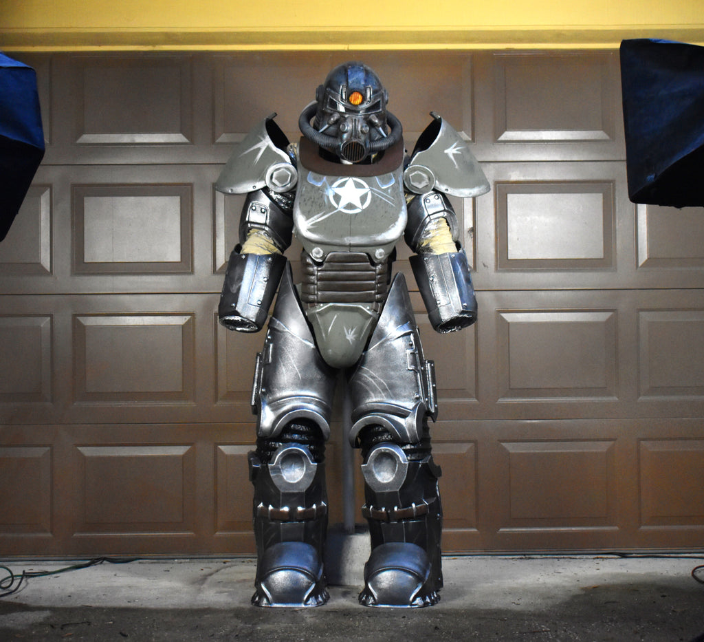 T51B Power Armor Full Suit Kit – ABS Thermoformed Armor | DIY or Fully Assembled Cosplay Suit | Lightweight Durable Costume Armor