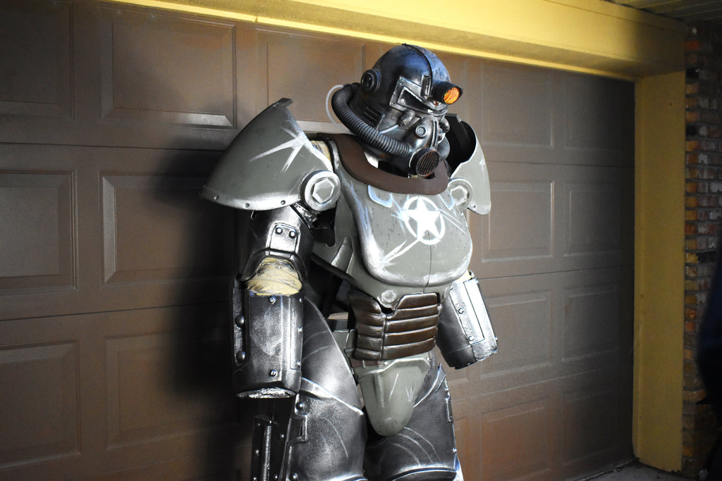 T51B Power Armor Full Suit Kit – ABS Thermoformed Armor | DIY or Fully Assembled Cosplay Suit | Lightweight Durable Costume Armor