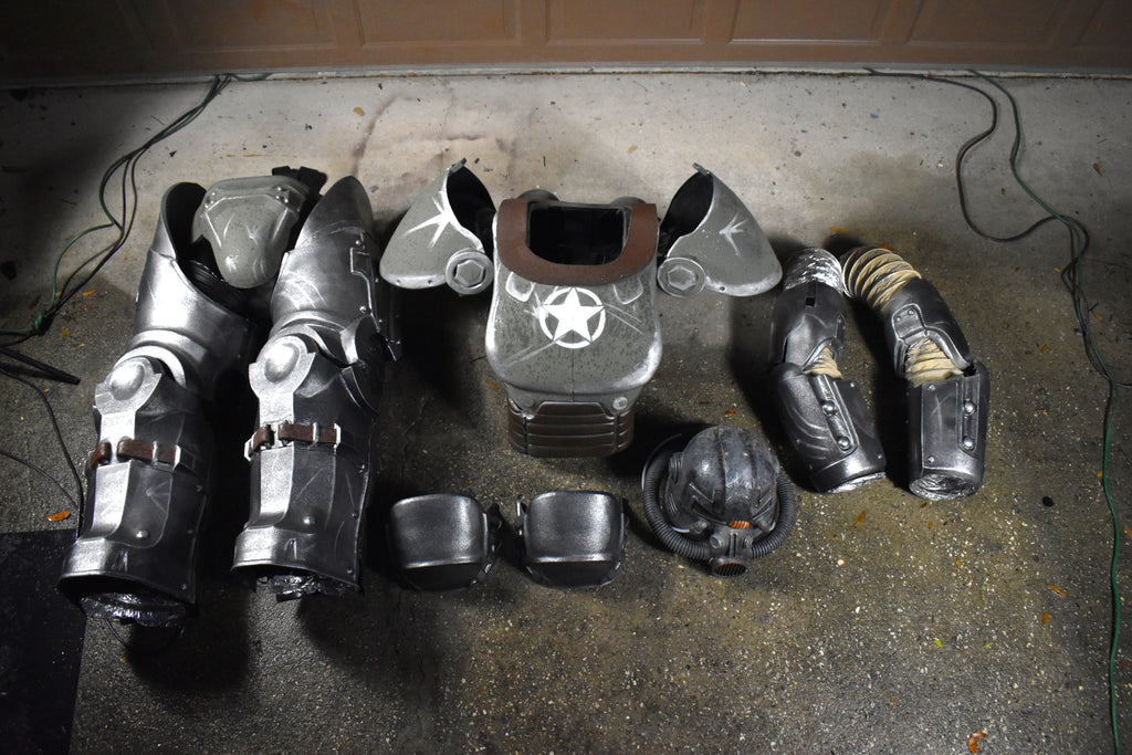 T51B Power Armor Full Suit Kit – ABS Thermoformed Armor | DIY or Fully Assembled Cosplay Suit | Lightweight Durable Costume Armor