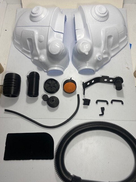 T-45d Power Armor HELMET - Full Helmet Kit - (UNASSEMBLED) - DIY Cosplay - Vacuum-Formed - Full Kit