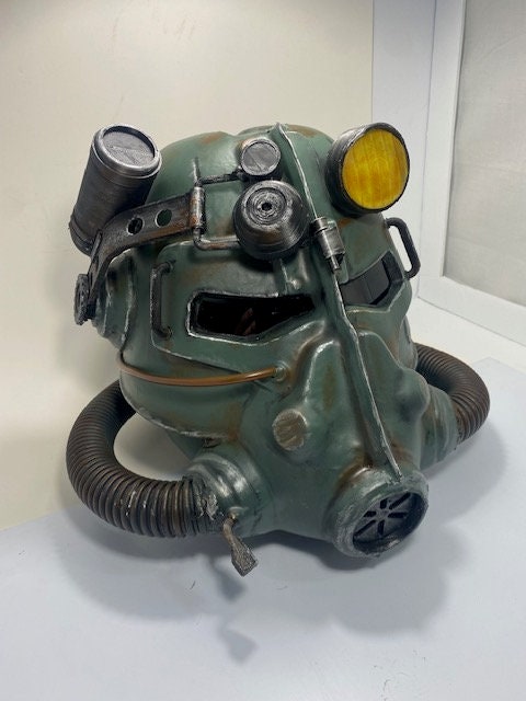 Life-Sized T-45d Power Armor HELMET - Full Kit - (UNASSEMBLED) - DIY Cosplay - Vacuum-Formed - Full Kit