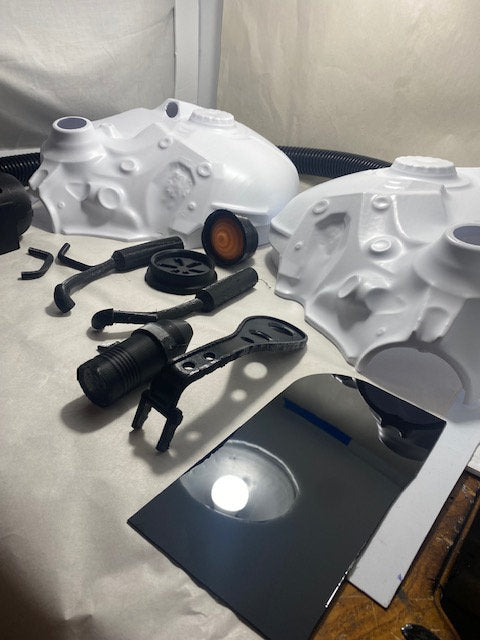 T-60 Power Armor HELMET - Full DIY Cosplay Armor Kit - (UNASSEMBLED) - Vacuum-Formed
