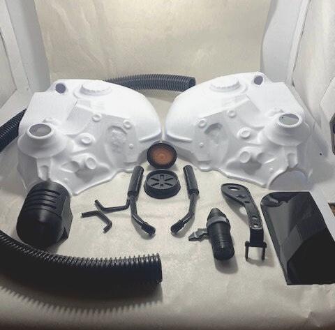 T-60 Power Armor HELMET - Full DIY Cosplay Armor Kit - (UNASSEMBLED) - Vacuum-Formed