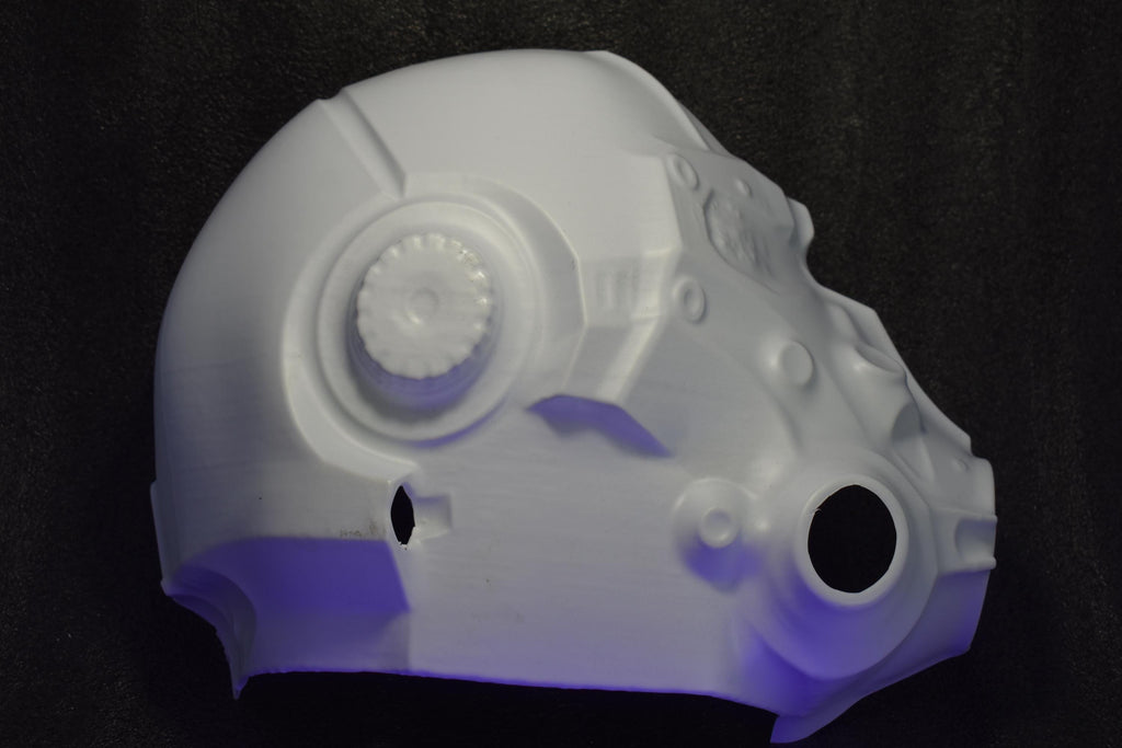 Life-Sized T-60 Power Armor HELMET Shells (UNASSEMBLED) - DIY Cosplay - Vacuum-Formed - Raw Shells