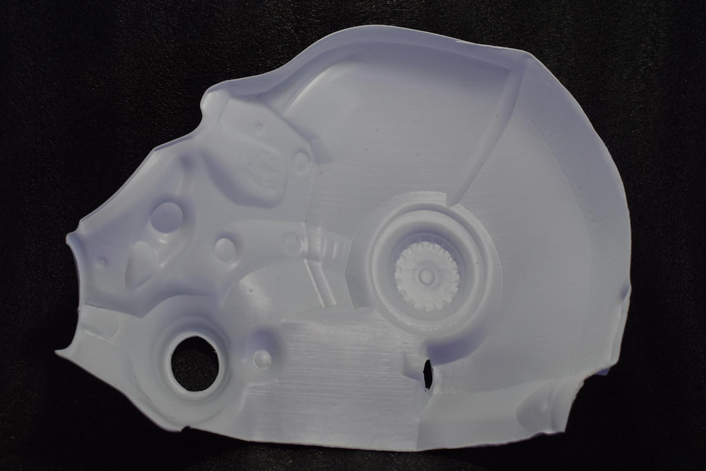 Life-Sized T-60 Power Armor HELMET Shells (UNASSEMBLED) - DIY Cosplay - Vacuum-Formed - Raw Shells