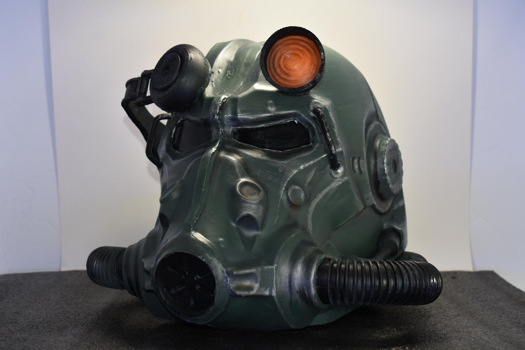 Life-Sized T-60 Power Armor HELMET Shells (UNASSEMBLED) - DIY Cosplay - Vacuum-Formed - Raw Shells