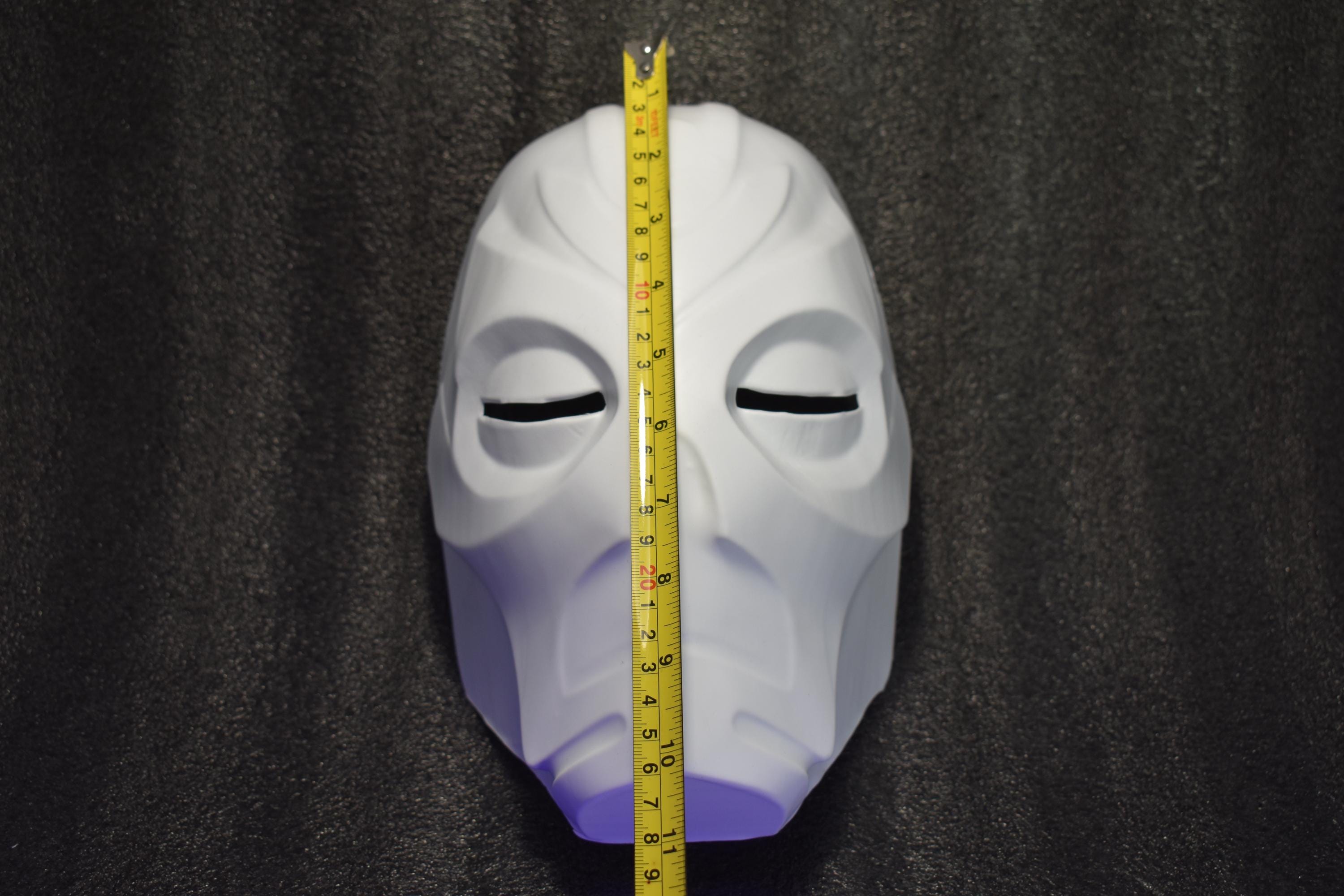 Dragon Priest Mask "Hevnoraak" - Skyrim-Inspired Cosplay Prop Armor - RAW Kit (Vacuum Formed)