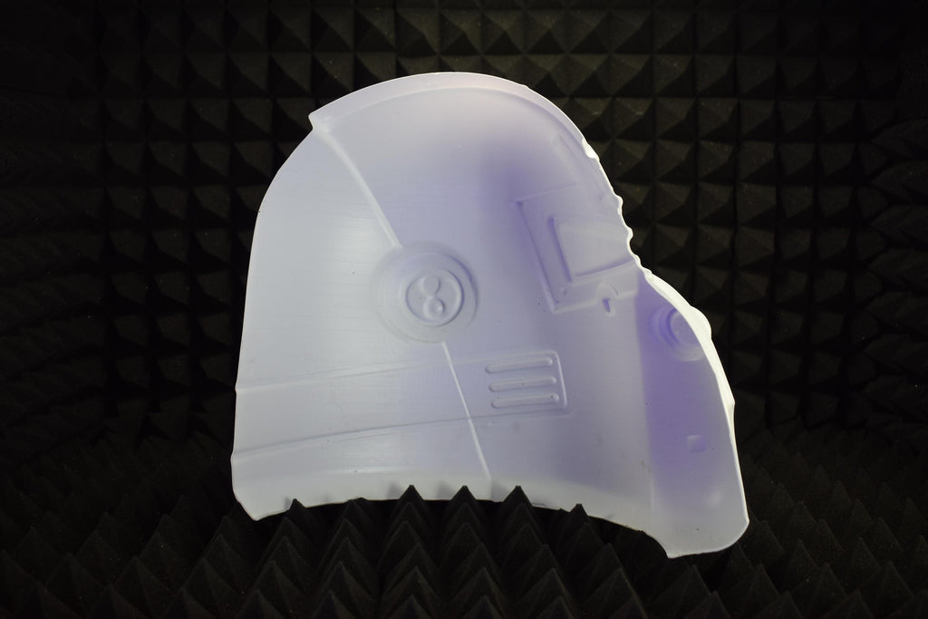 T51b Power Armor HELMET Shells (UNASSEMBLED) - DIY Cosplay Kit - Vacuum-Formed - Raw Armor Shells