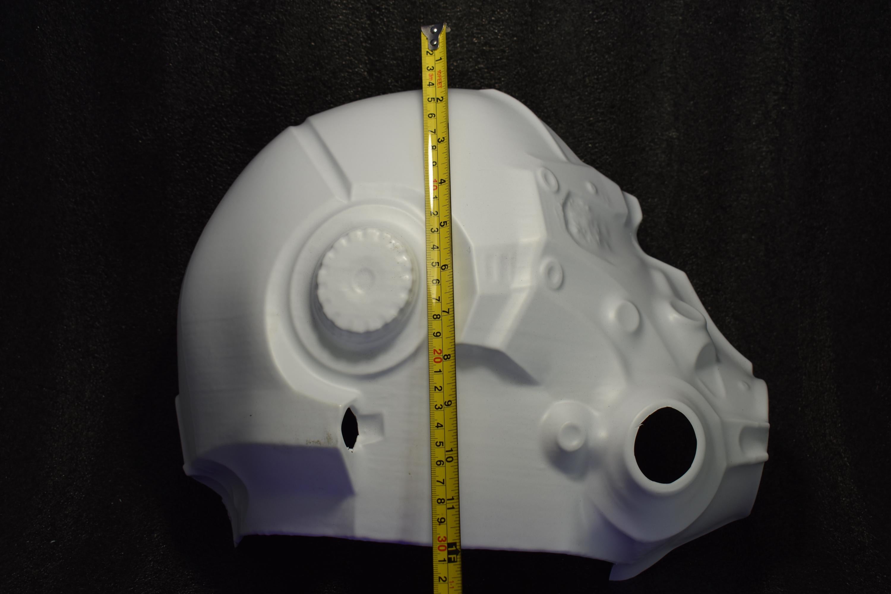 Life-Sized T-60 Power Armor HELMET Shells (UNASSEMBLED) - DIY Cosplay - Vacuum-Formed - Raw Shells