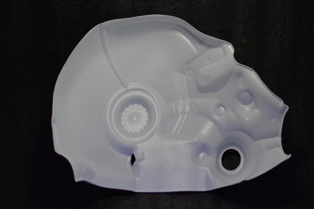 Life-Sized T-60 Power Armor HELMET Shells (UNASSEMBLED) - DIY Cosplay - Vacuum-Formed - Raw Shells