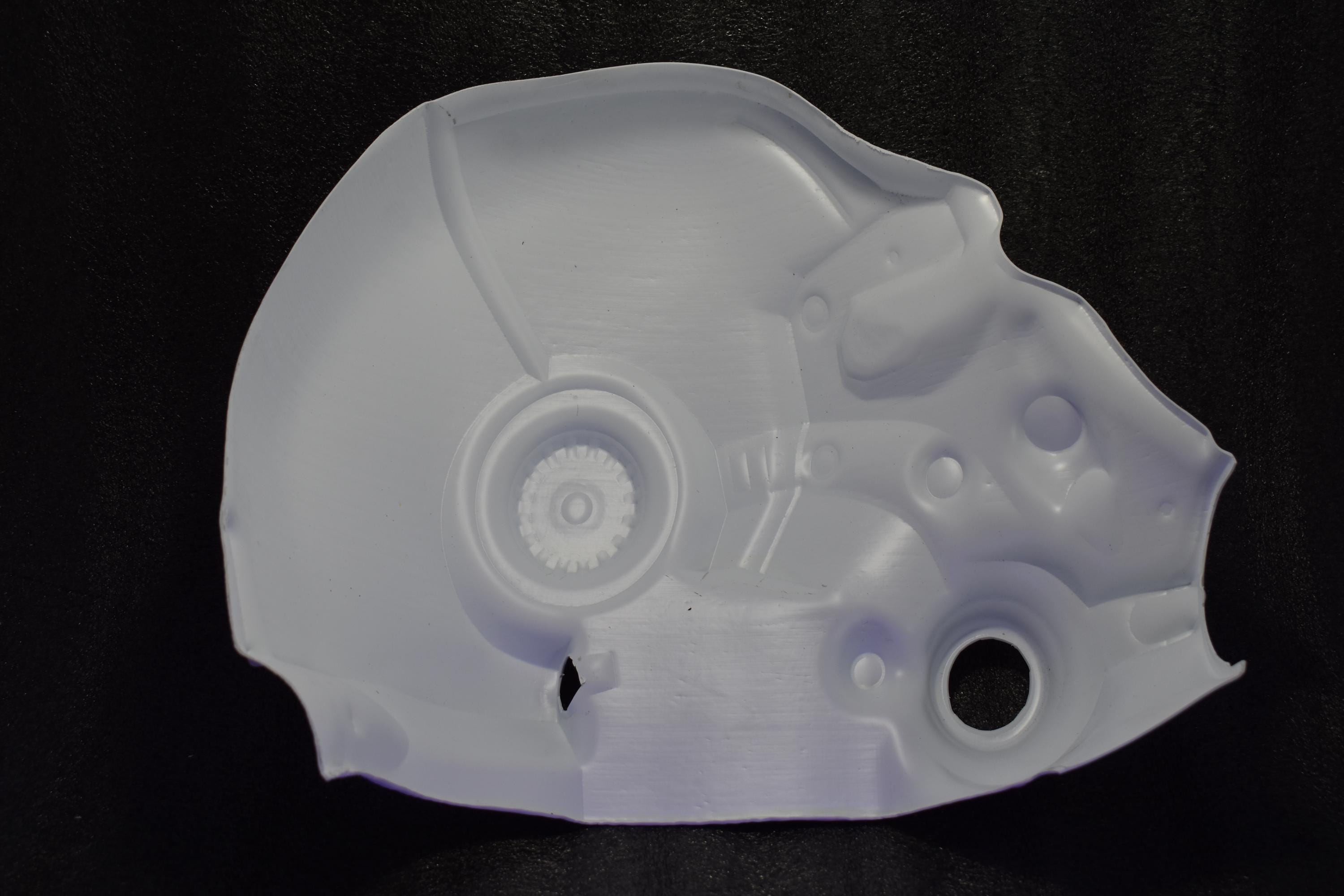 Life-Sized T-60 Power Armor HELMET Shells (UNASSEMBLED) - DIY Cosplay - Vacuum-Formed - Raw Shells