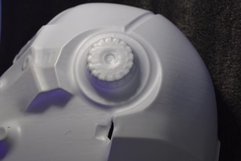 Life-Sized T-60 Power Armor HELMET Shells (UNASSEMBLED) - DIY Cosplay - Vacuum-Formed - Raw Shells