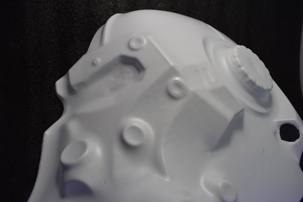 Life-Sized T-60 Power Armor HELMET Shells (UNASSEMBLED) - DIY Cosplay - Vacuum-Formed - Raw Shells