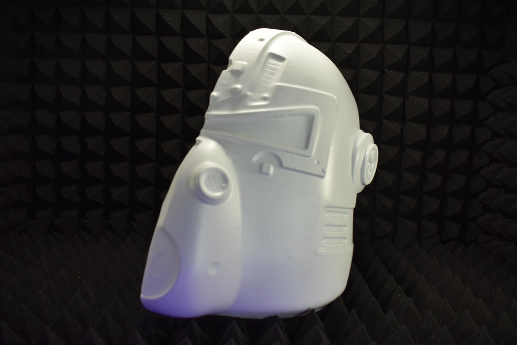 T51b Power Armor HELMET Shells (UNASSEMBLED) - DIY Cosplay Kit - Vacuum-Formed - Raw Armor Shells