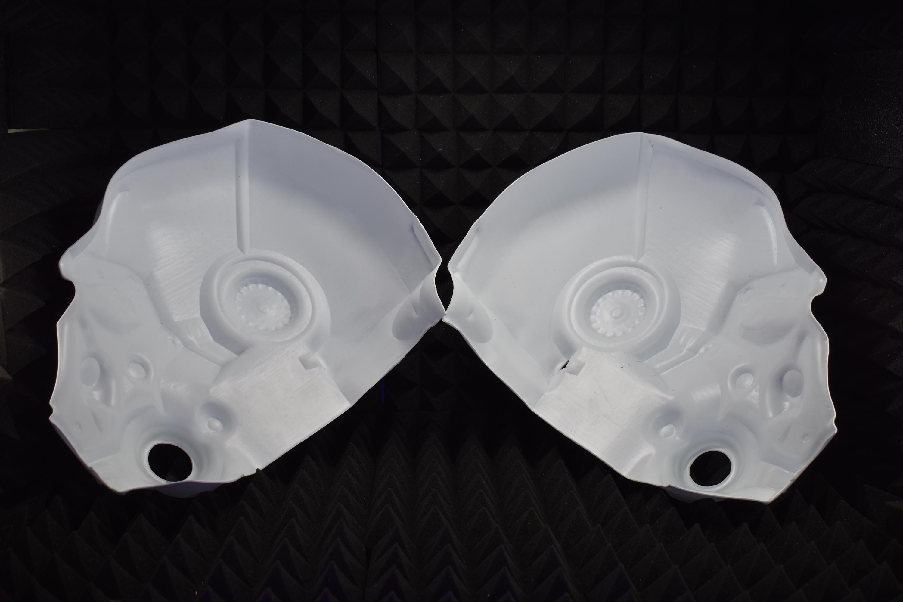 T60 Power Armor HELMET DIY Cosplay Kit (UNASSEMBLED) - Vacuum-Formed - Raw Shells