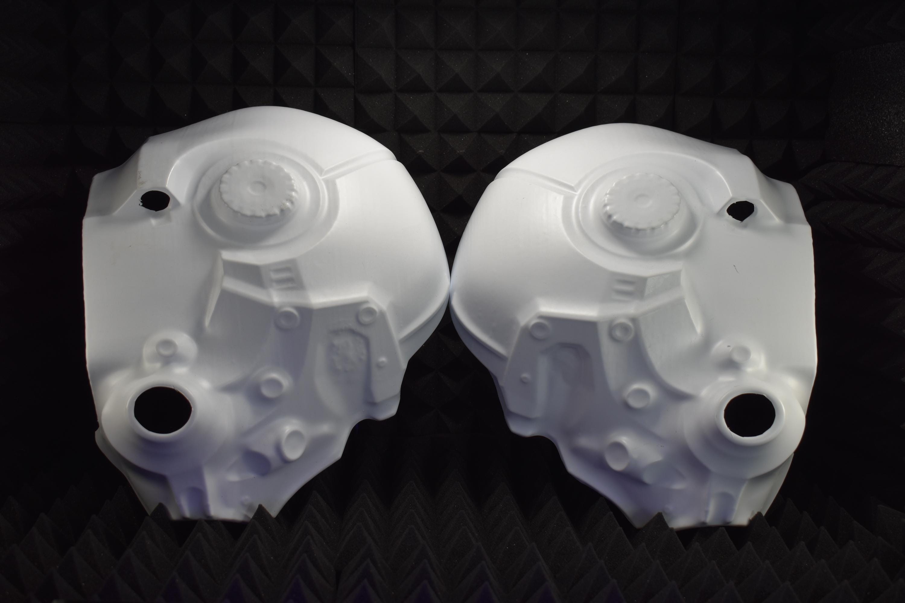 T60 Power Armor HELMET DIY Cosplay Kit (UNASSEMBLED) - Vacuum-Formed - Raw Shells