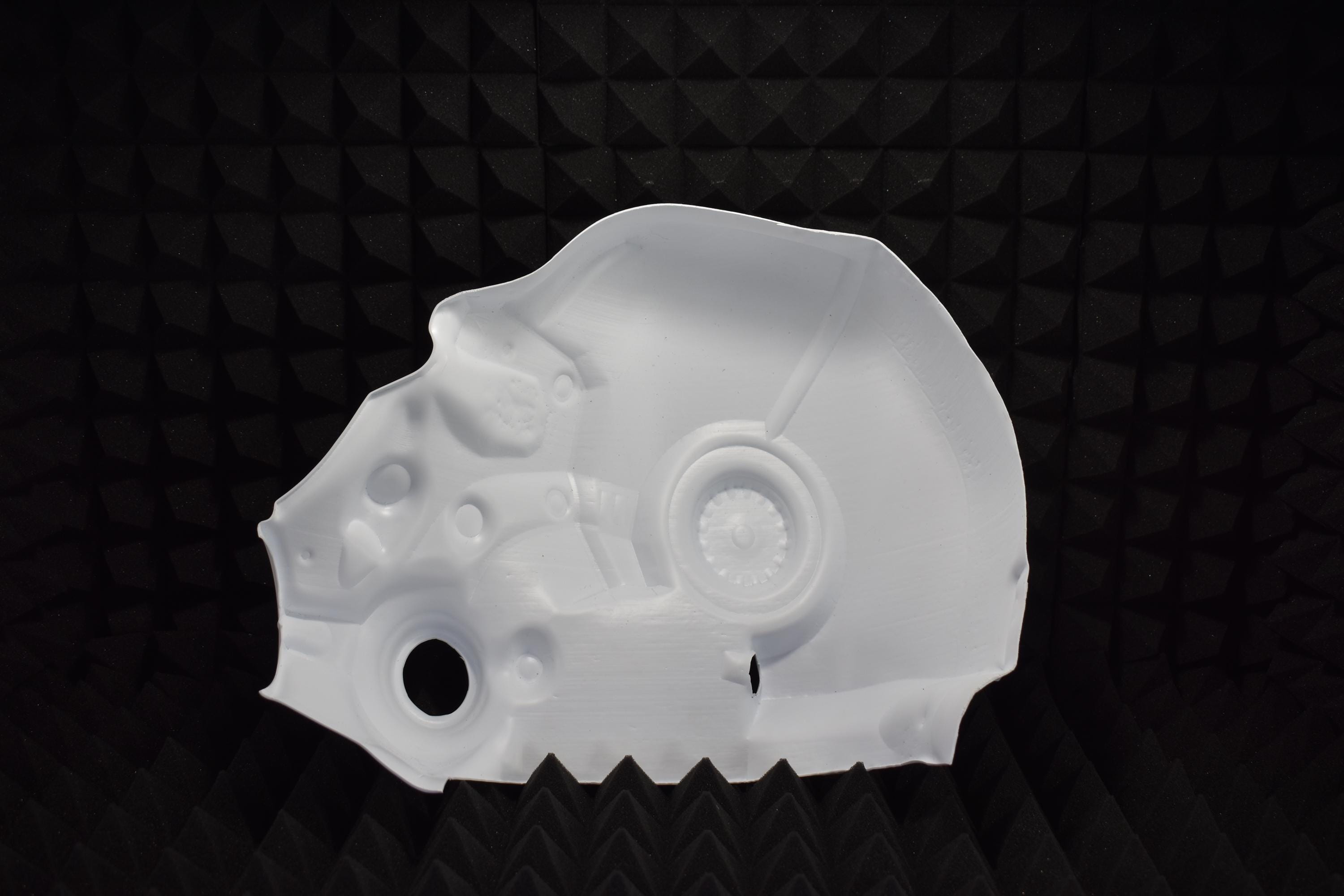 T60 Power Armor HELMET DIY Cosplay Kit (UNASSEMBLED) - Vacuum-Formed - Raw Shells