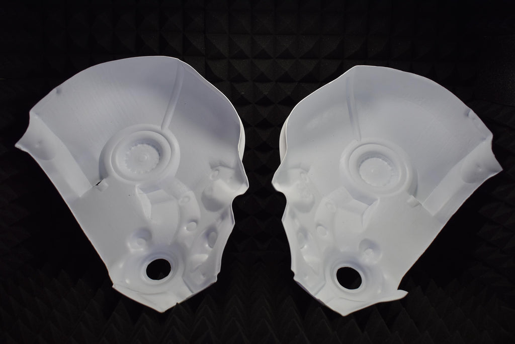 T60 Power Armor HELMET DIY Cosplay Kit (UNASSEMBLED) - Vacuum-Formed - Raw Shells