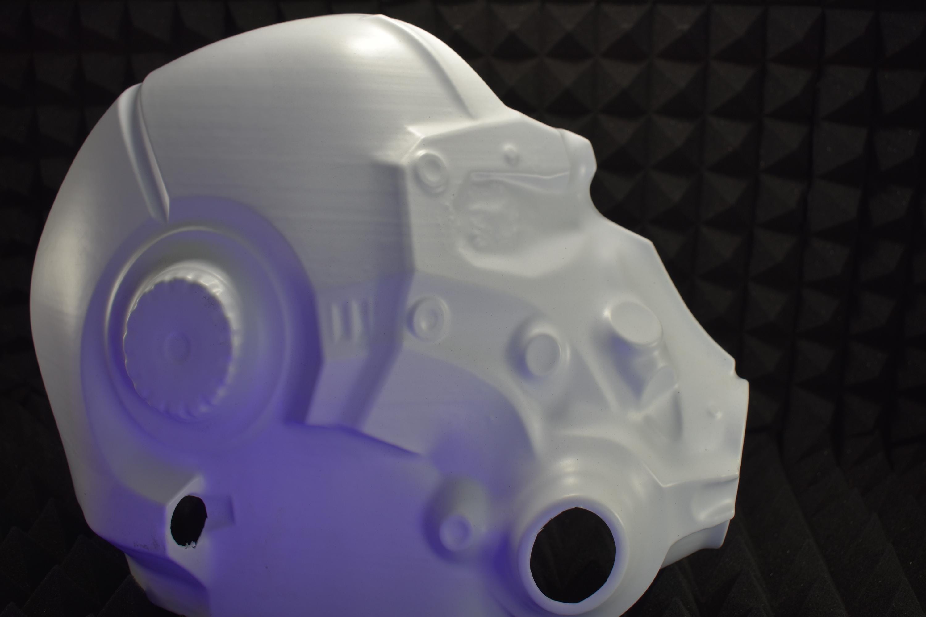 T60 Power Armor HELMET DIY Cosplay Kit (UNASSEMBLED) - Vacuum-Formed - Raw Shells