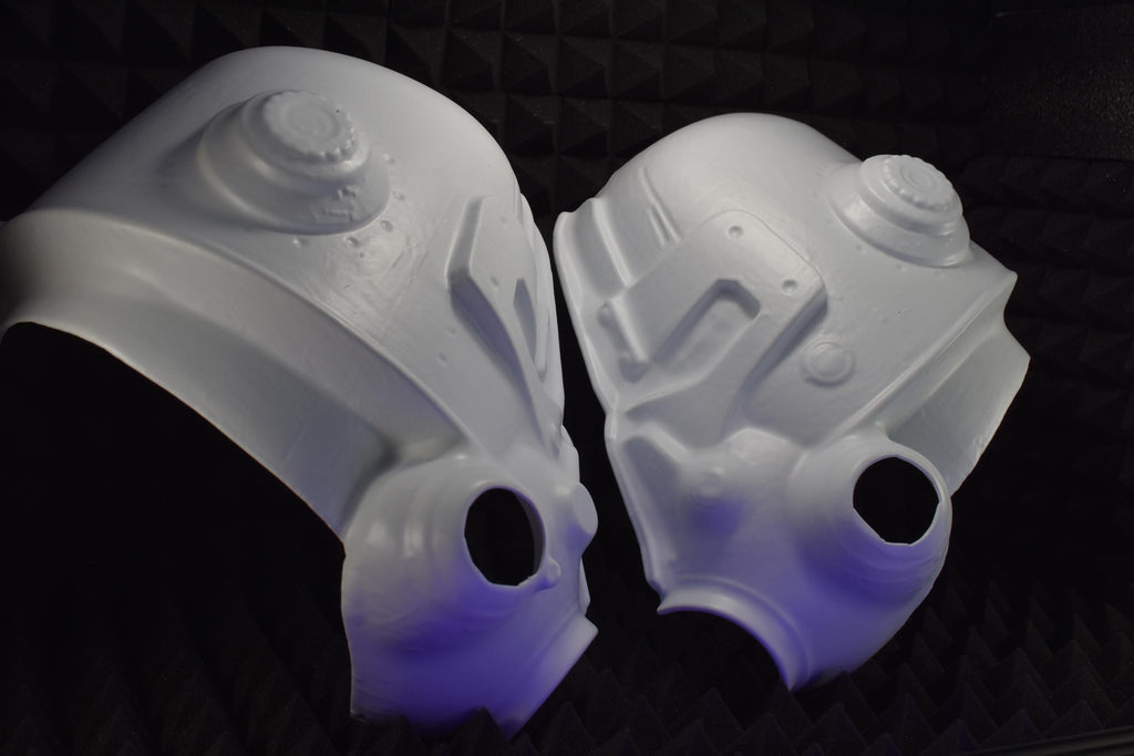 T-45d Power Armor HELMET - Full Helmet Kit - (UNASSEMBLED) - DIY Cosplay - Vacuum-Formed - Full Kit