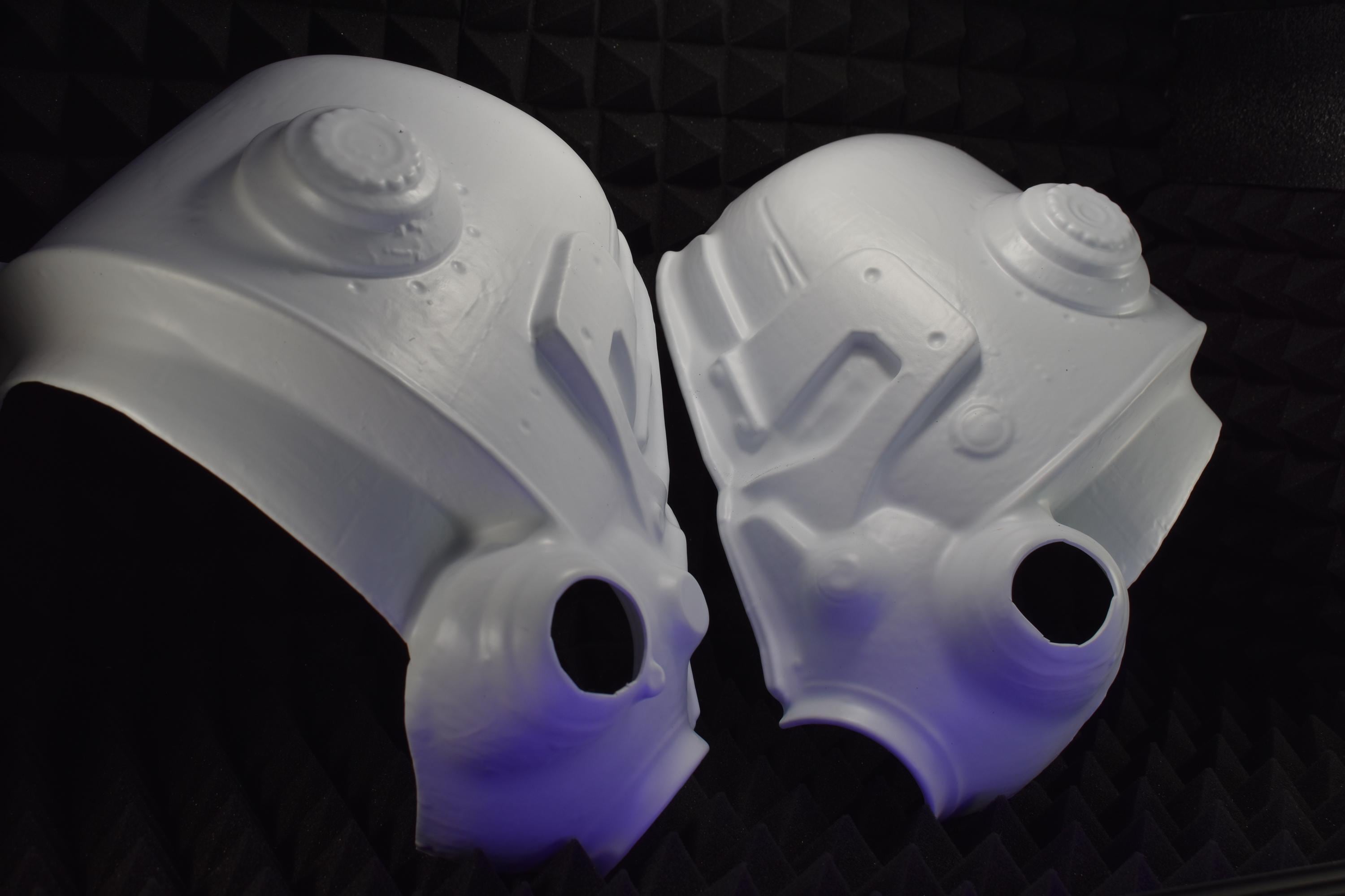 T-45d Power Armor HELMET - Full Helmet Kit - (UNASSEMBLED) - DIY Cosplay - Vacuum-Formed - Full Kit