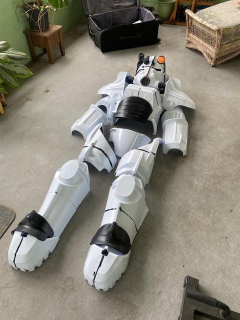 T-45d Power Armor HELMET - Full Helmet Kit - (UNASSEMBLED) - DIY Cosplay - Vacuum-Formed - Full Kit