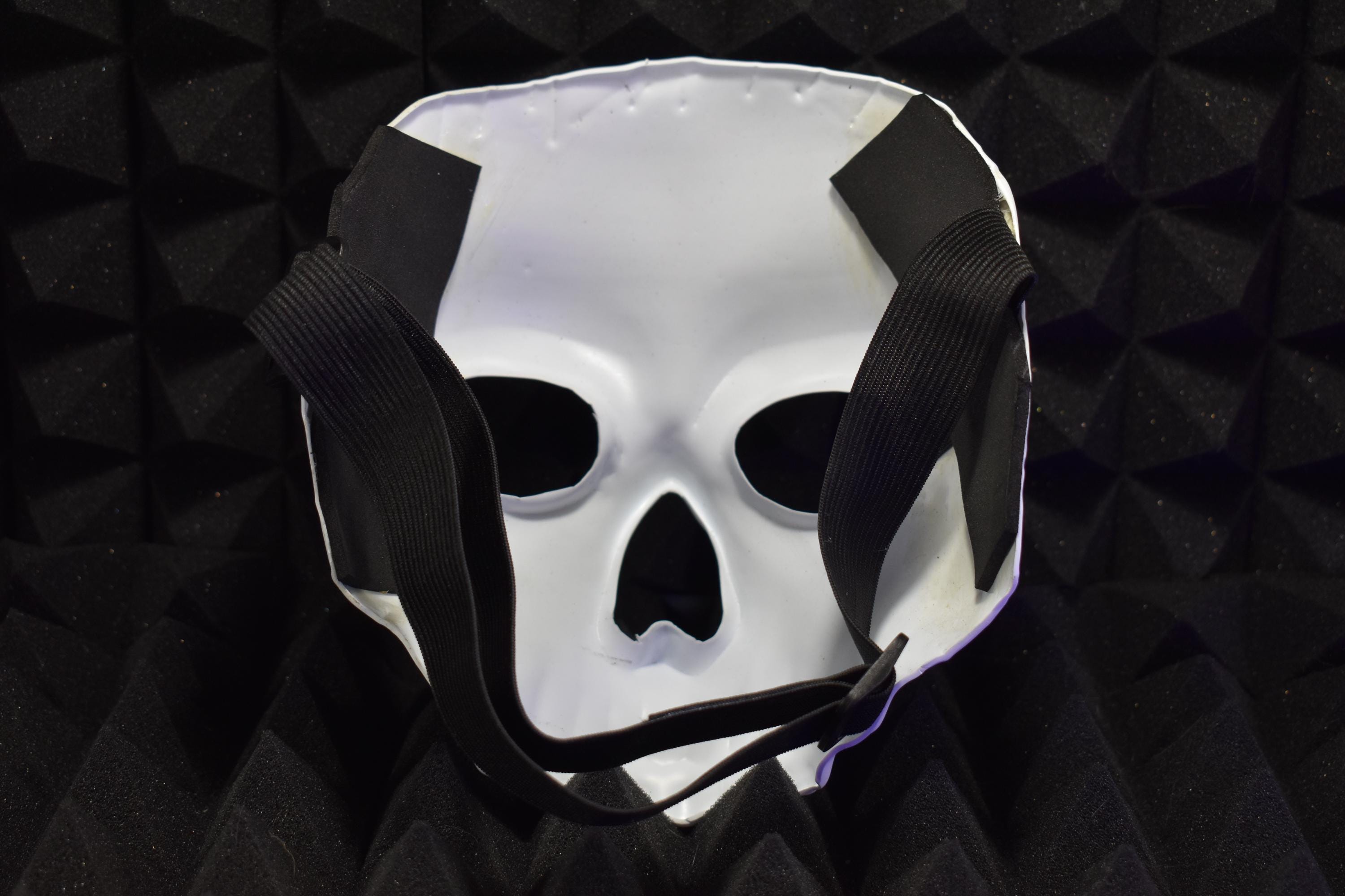 Tactical Phantom Skull Mask  DIY Special Forces Cosplay, Unpainted, Customizable, Thermoformed & Durable
