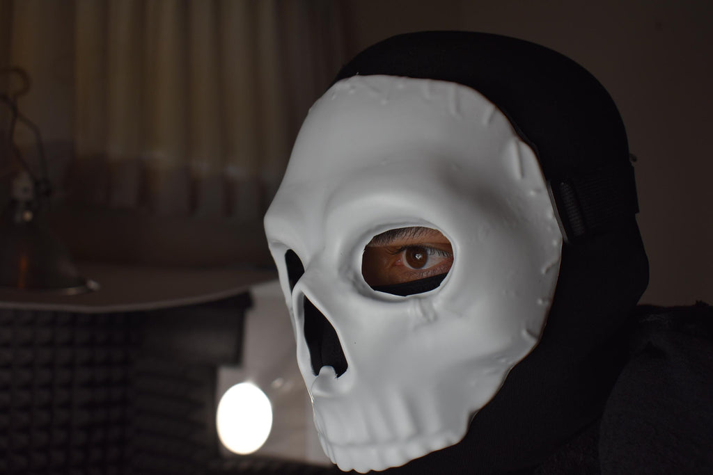 Tactical Phantom Skull Mask  DIY Special Forces Cosplay, Unpainted, Customizable, Thermoformed & Durable