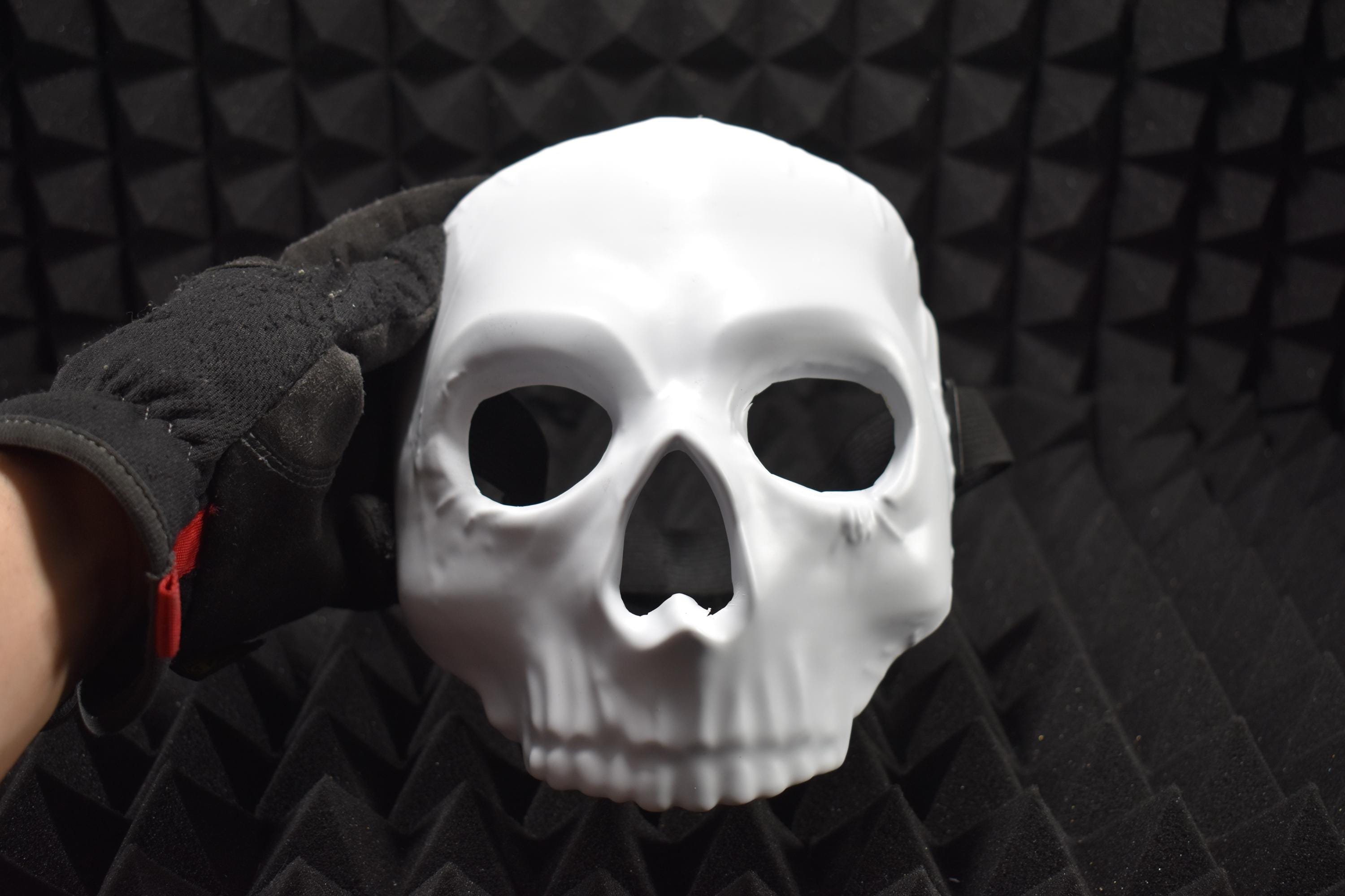 Tactical Phantom Skull Mask  DIY Special Forces Cosplay, Unpainted, Customizable, Thermoformed & Durable
