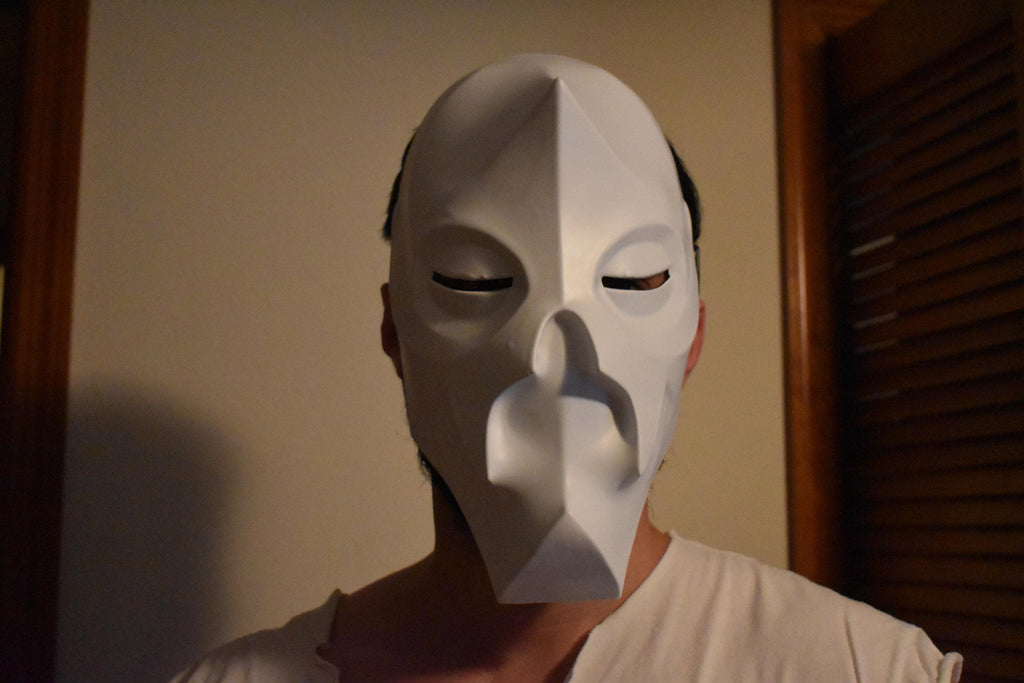 Dragon Priest Mask "Konahrik" - Skyrim-Inspired Cosplay Prop Armor - RAW Kit (Vacuum Formed)