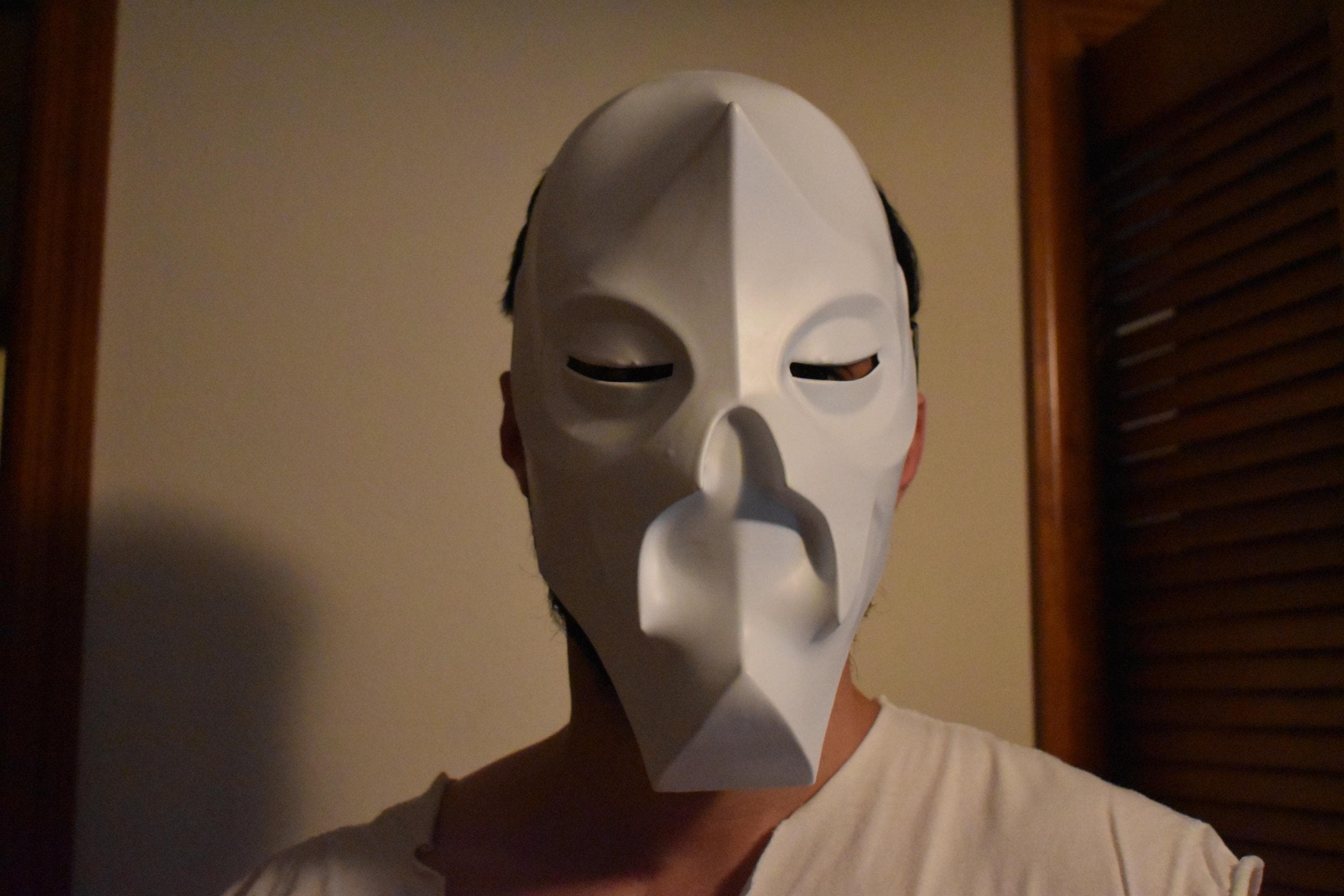 Dragon Priest Mask "Konahrik" - Skyrim-Inspired Cosplay Prop Armor - RAW Kit (Vacuum Formed)