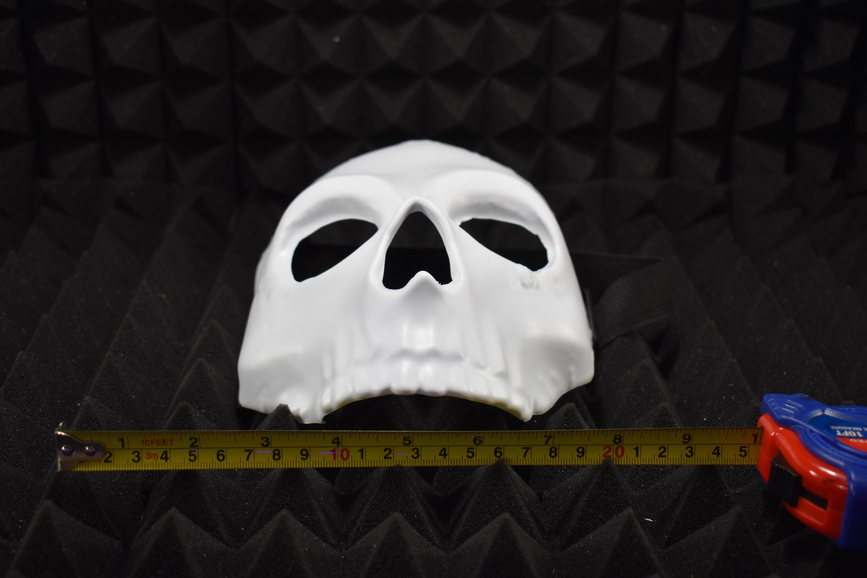 Tactical Phantom Skull Mask  DIY Special Forces Cosplay, Unpainted, Customizable, Thermoformed & Durable