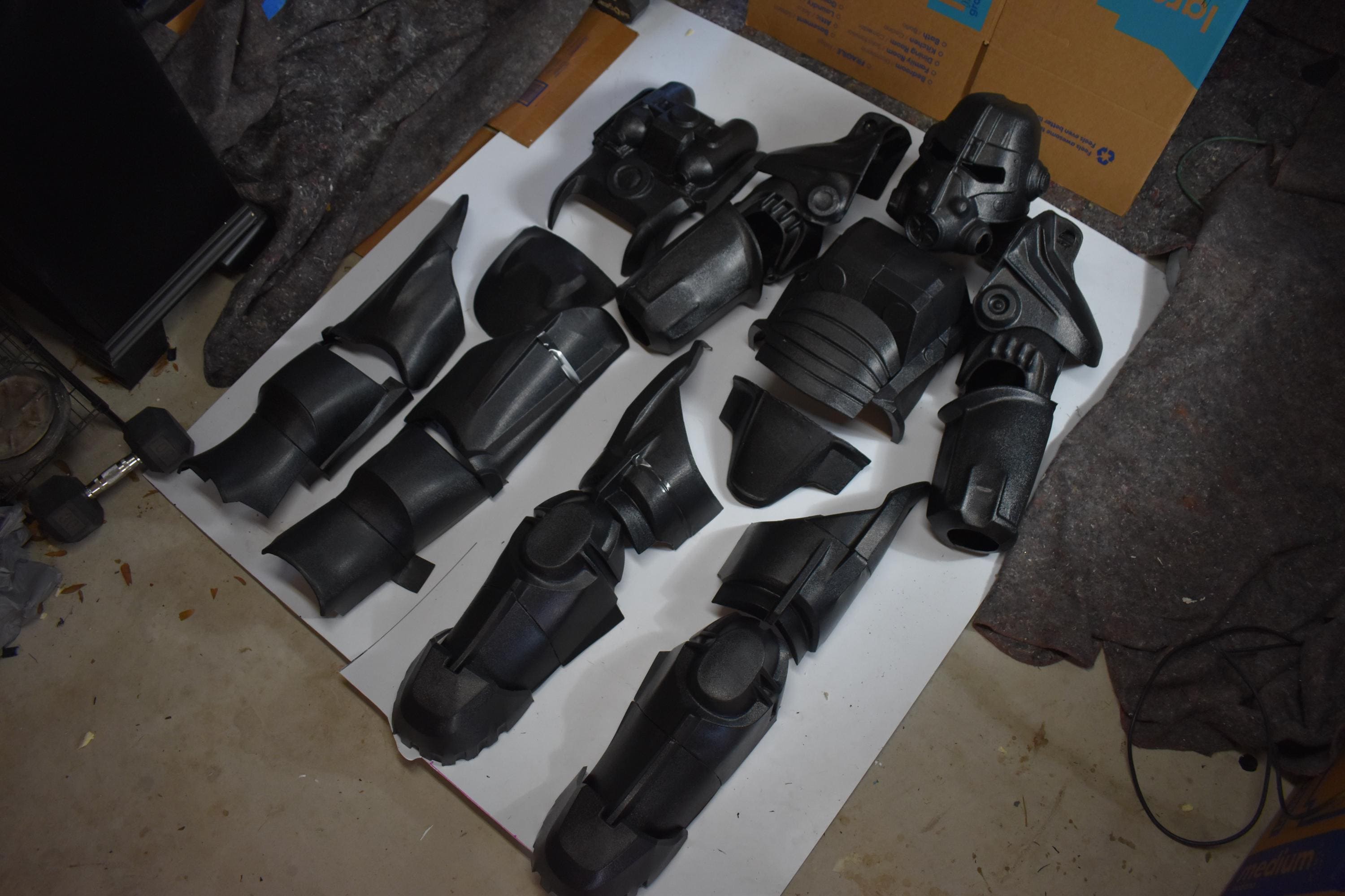 T-45d Power Armor Full Cosplay Kit (DIY Unassembled)  Life-Size Thermoformed ABS Armor Inspired by Fallout