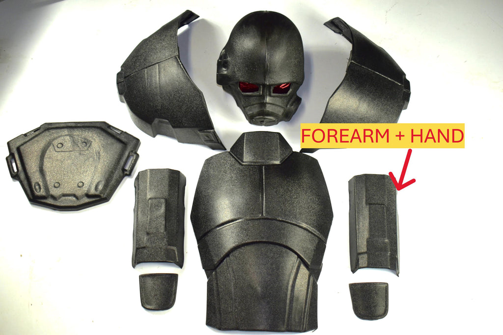 NCR Veteran Ranger Forearm & Hand Plate Kit - Cosplay DIY Armor | ABS Plastic