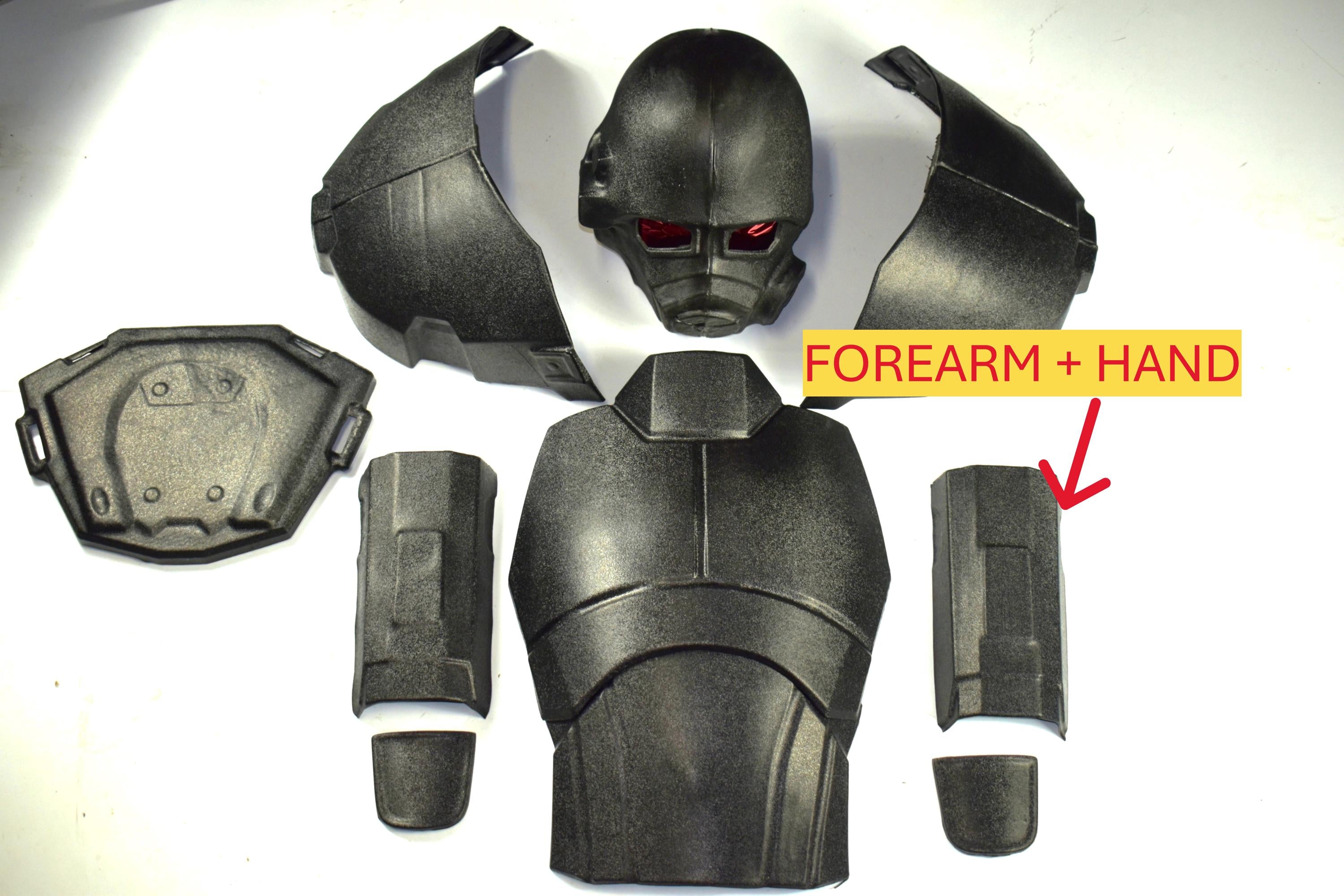 NCR Veteran Ranger Forearm & Hand Plate Kit - Cosplay DIY Armor | ABS Plastic