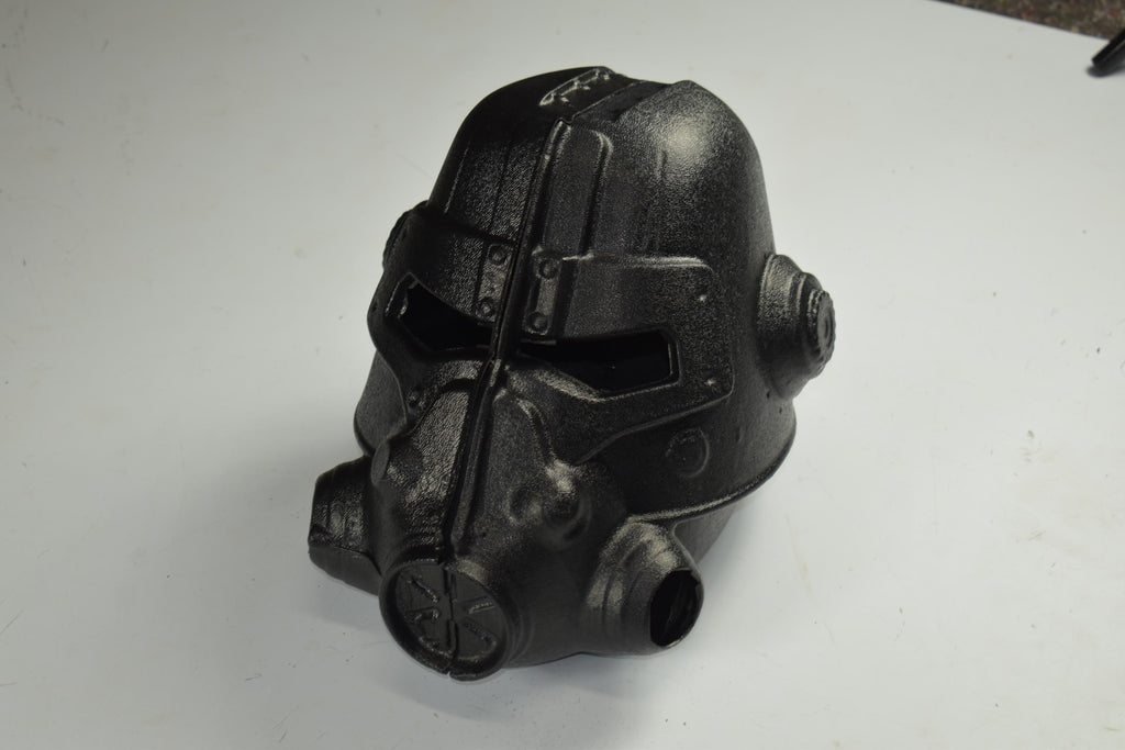 T-45D Power Armor Helmet (Bare-Bones Assembled)  Fallout Cosplay Prop | Thermoformed ABS Shell (No tubing or 3d-printed components)