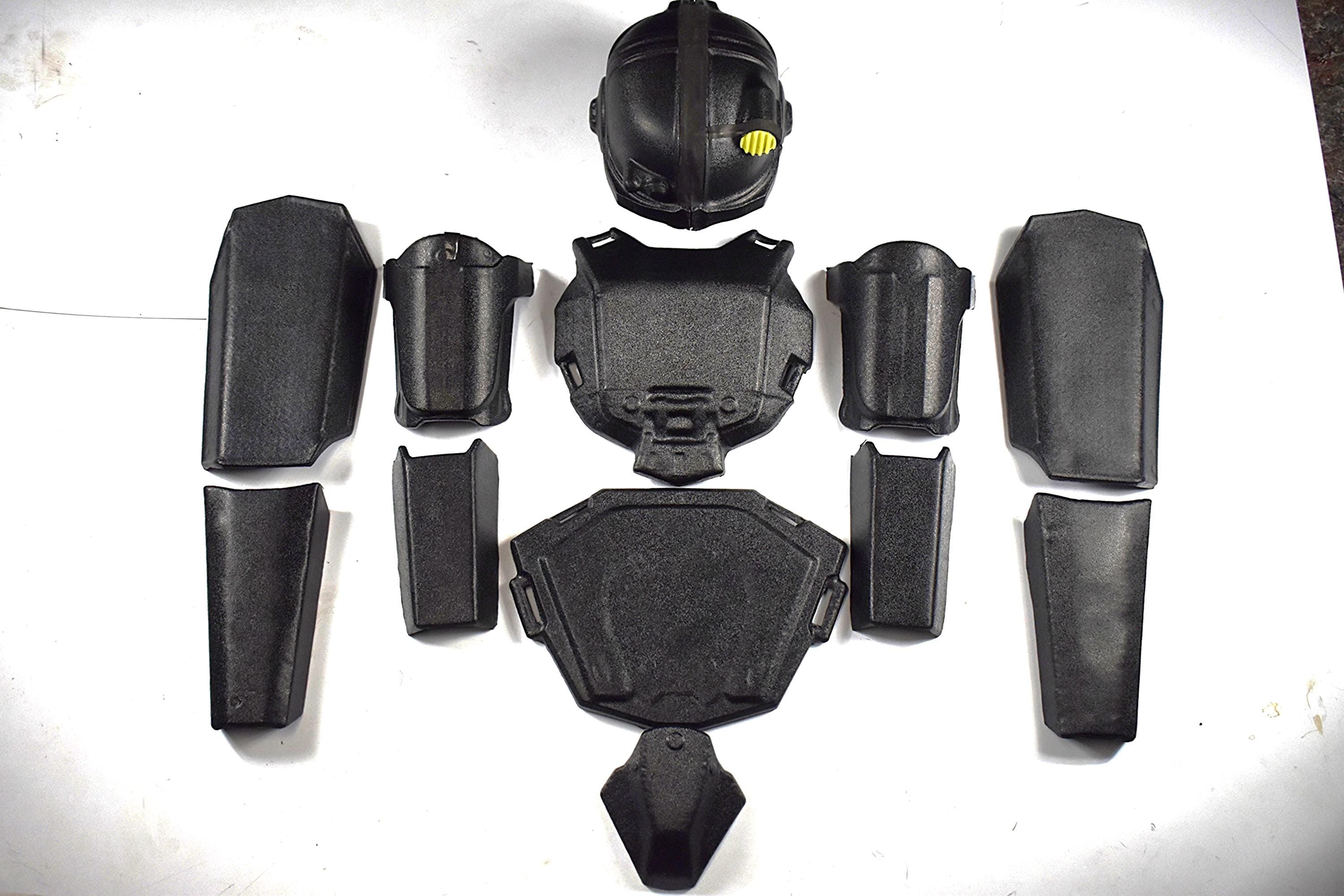 Combat Armor Custom Set - Raw DIY Fallout Armor Kit - Unassembled - Vacuum Formed