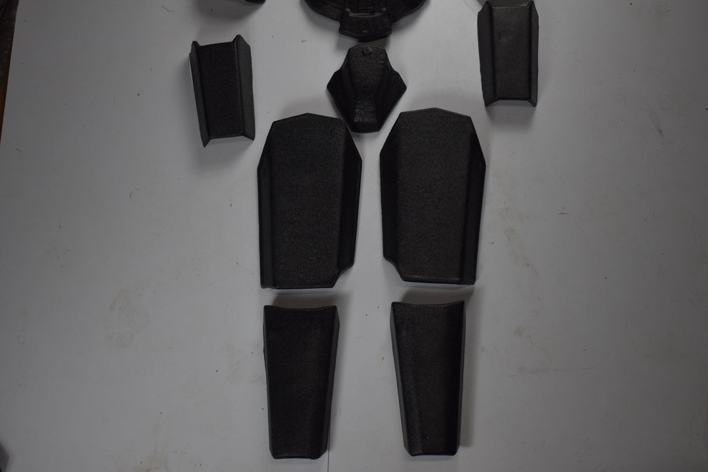 Combat Armor Custom Set - Raw DIY Fallout Armor Kit - Unassembled - Vacuum Formed