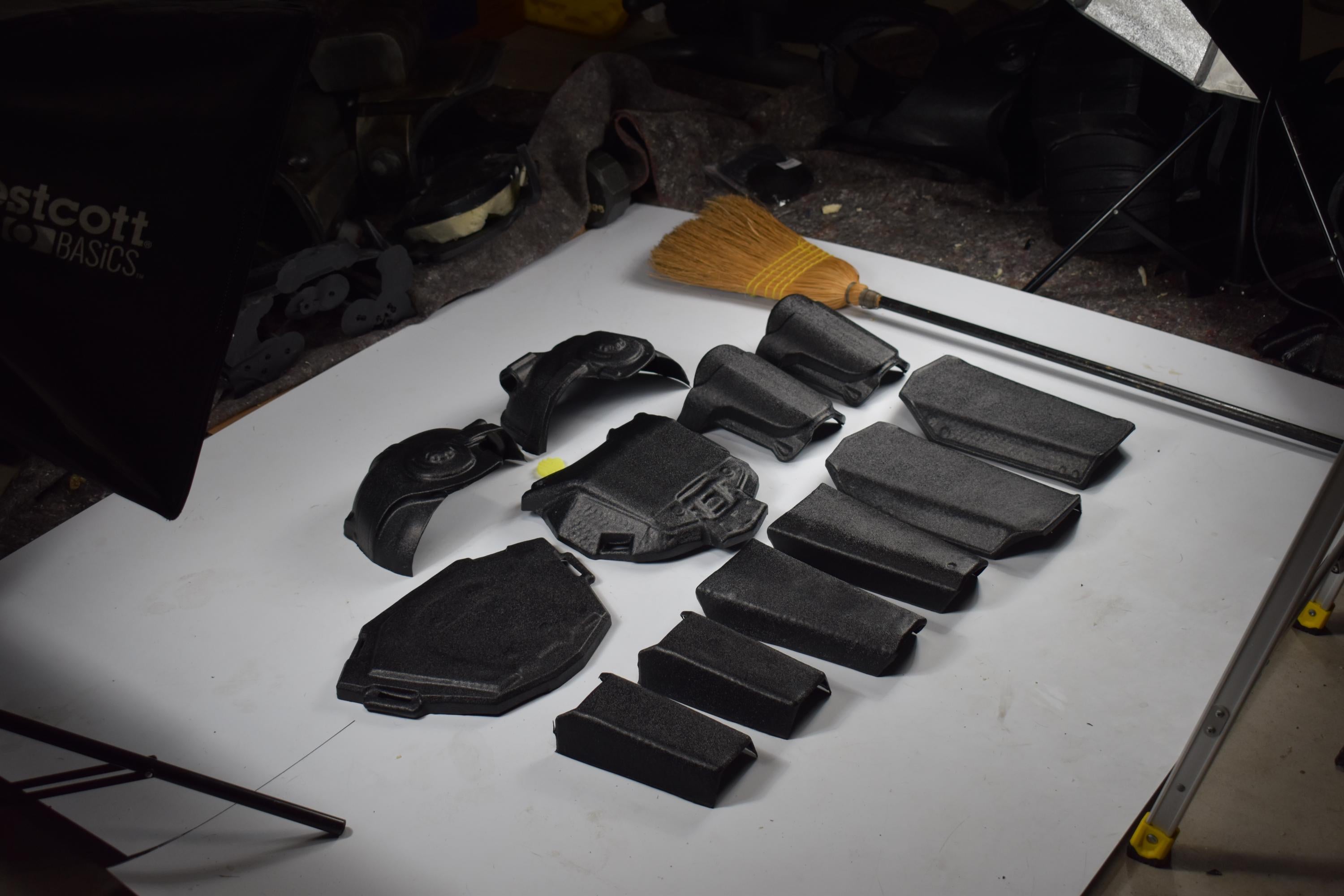 Combat Armor Custom Set - Raw DIY Fallout Armor Kit - Unassembled - Vacuum Formed