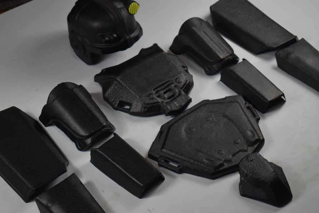 Combat Armor Custom Set - Raw DIY Fallout Armor Kit - Unassembled - Vacuum Formed