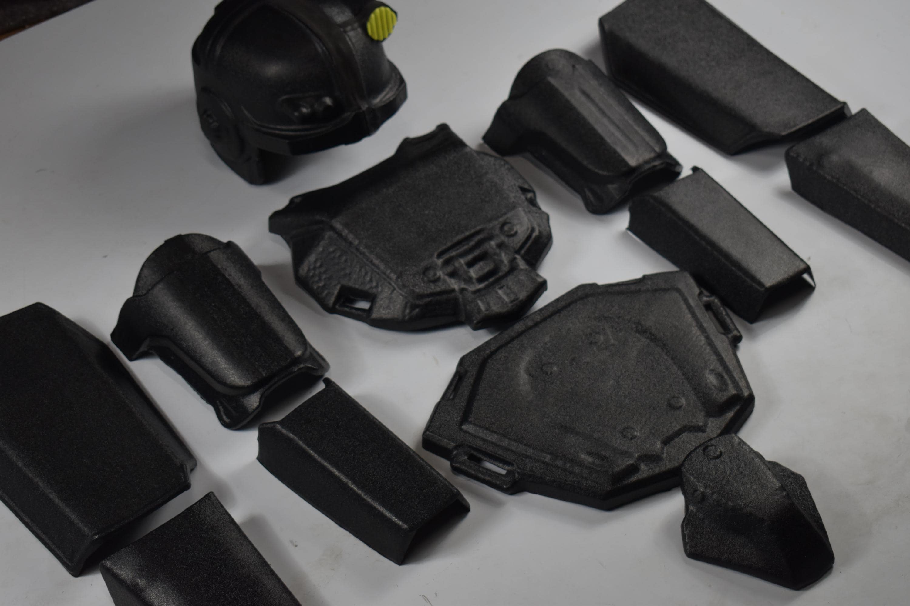 Combat Armor Custom Set - Raw DIY Fallout Armor Kit - Unassembled - Vacuum Formed