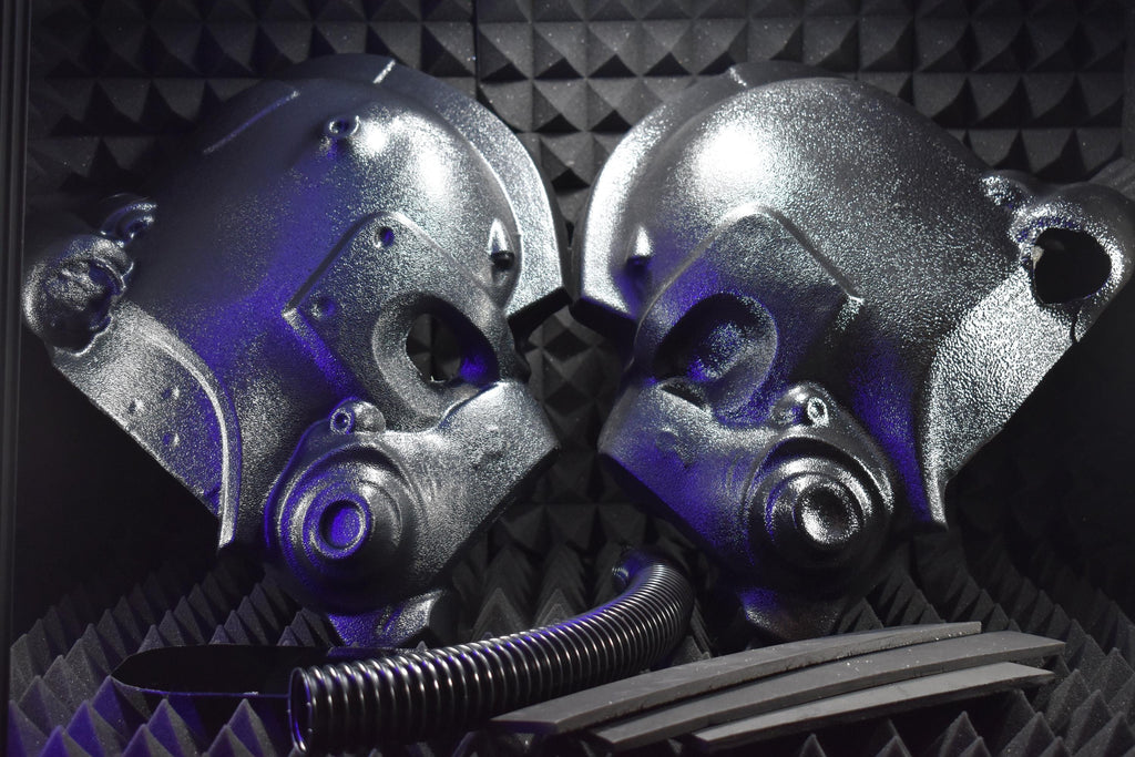 T-65 Power Armor Helmet Kit (Unassembled)  Fallout 76 DIY Cosplay | Thermoformed ABS Shell + Lens + Tubing + Foam