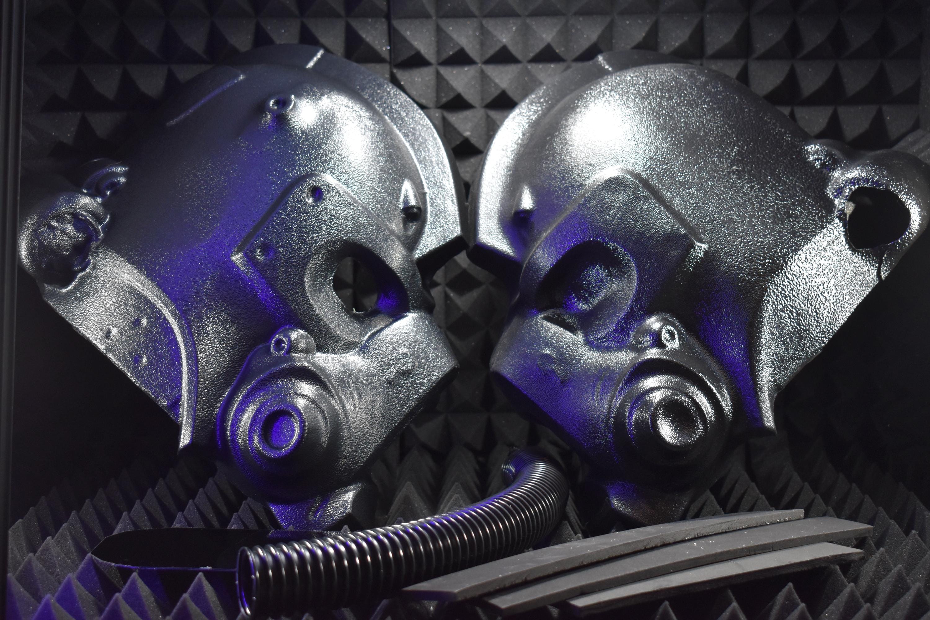 T-65 Power Armor Helmet Kit (Unassembled)  Fallout 76 DIY Cosplay | Thermoformed ABS Shell + Lens + Tubing + Foam