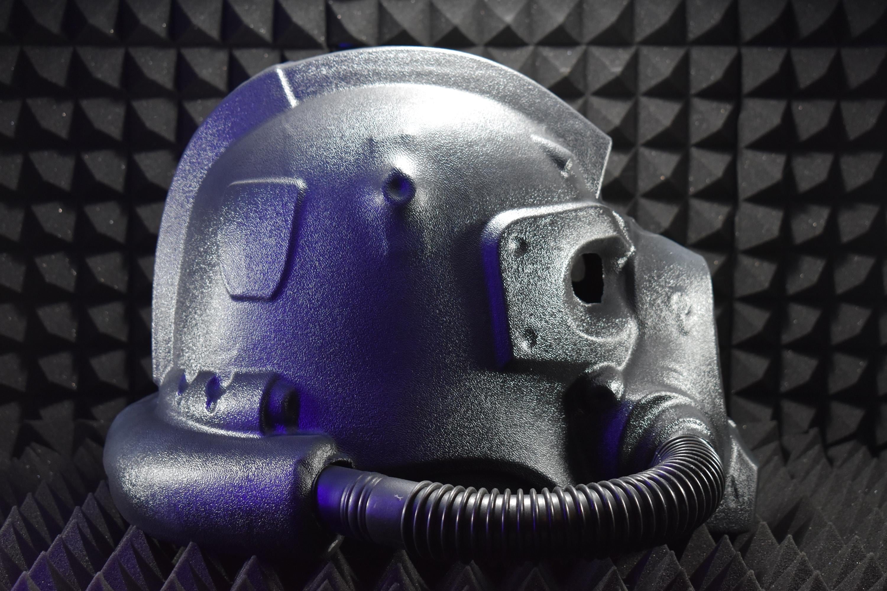 T-65 Power Armor Helmet Kit (Unassembled)  Fallout 76 DIY Cosplay | Thermoformed ABS Shell + Lens + Tubing + Foam