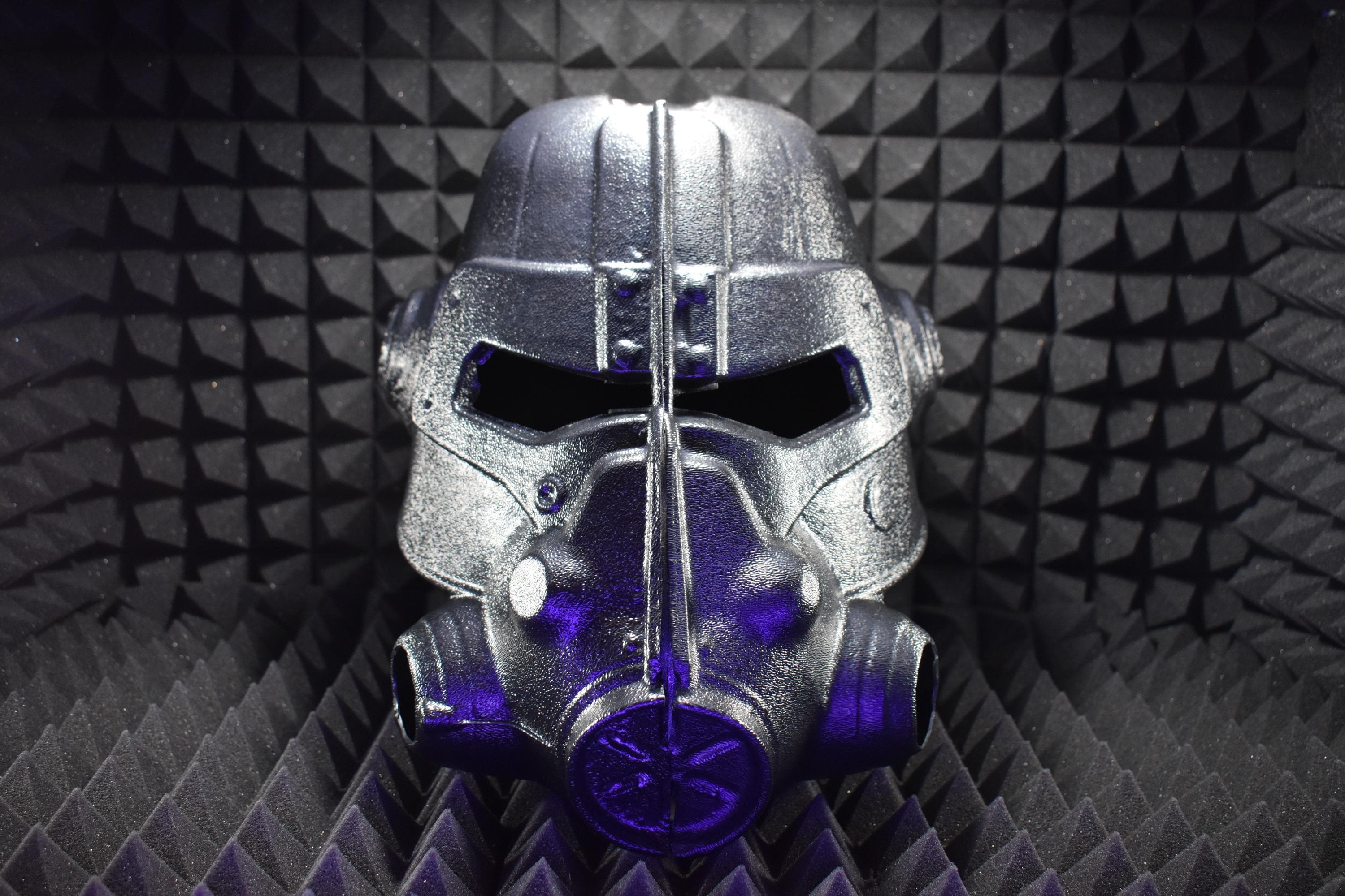 T-45d Power Armor HELMET - Full Helmet Kit - (UNASSEMBLED) - DIY Cosplay - Vacuum-Formed - Full Kit