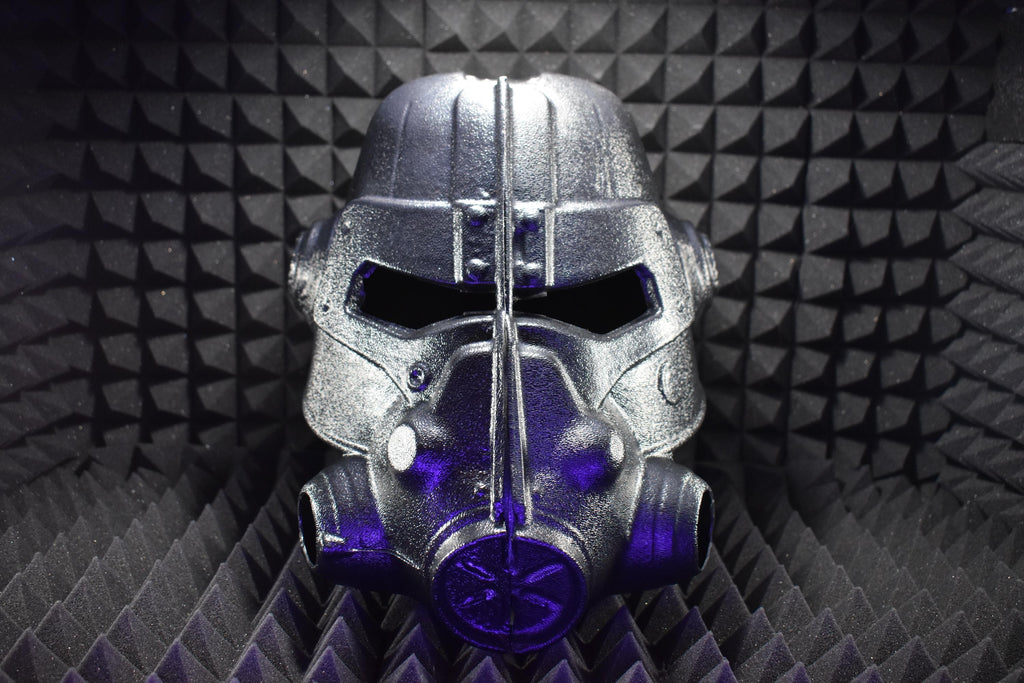 T-45D Power Armor Helmet (Bare-Bones Assembled)  Fallout Cosplay Prop | Thermoformed ABS Shell (No tubing or 3d-printed components)